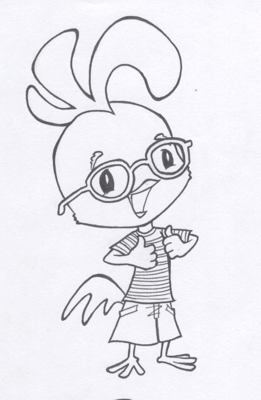 512x784 Chicken Little By Gedatsu Kitteh - Chicken Little Sketch