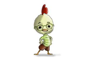 300x200 How To Draw Chicken Little - Chicken Little Sketch