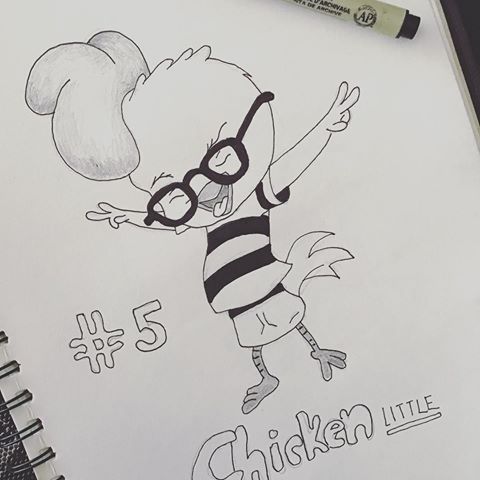 480x480 Images About - Chicken Little Sketch