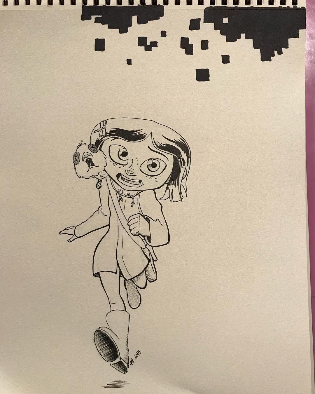 1080x1350 Chickenlittle - Chicken Little Sketch