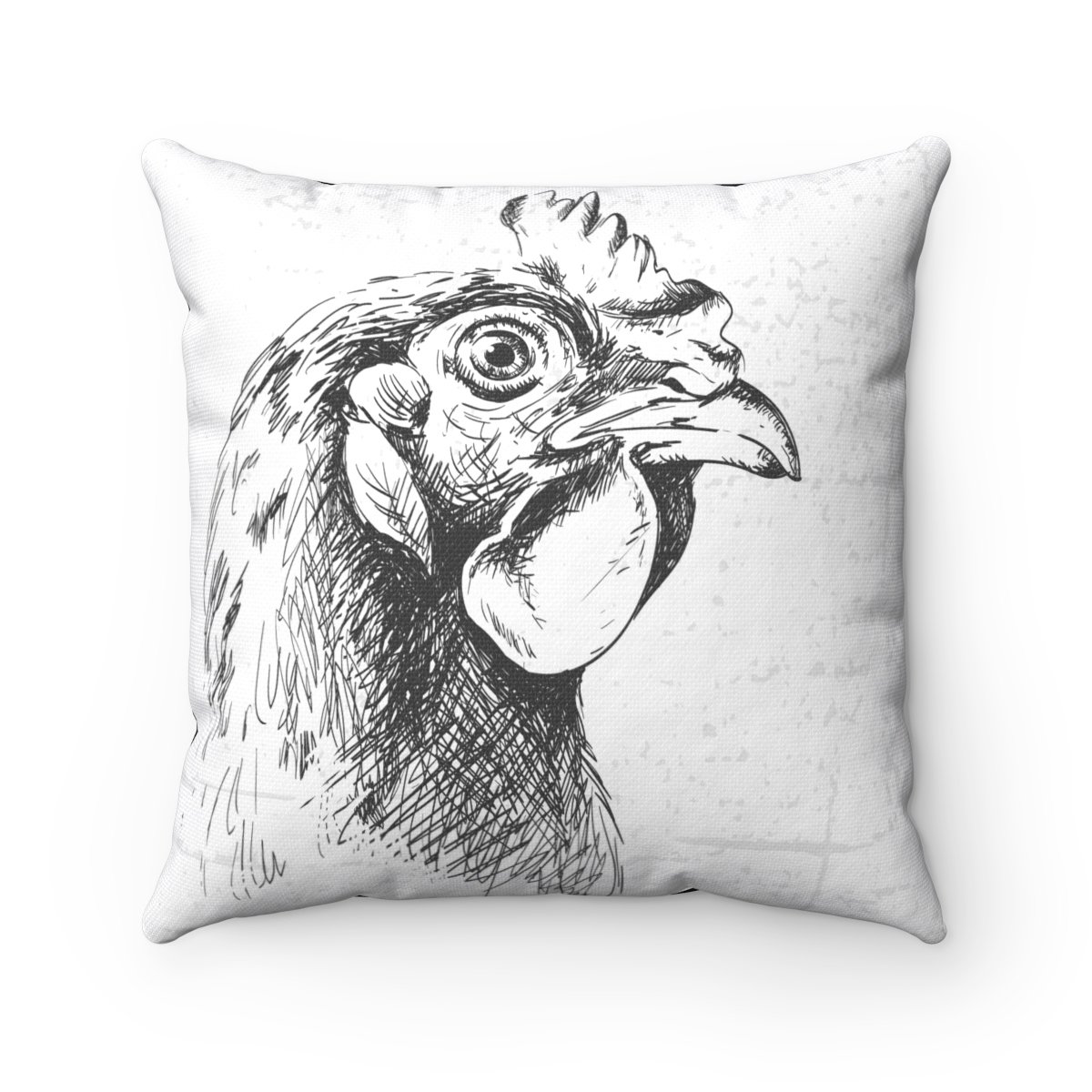 1200x1200 Farm Sketch Of Chicken Decorative Pillow Snapdragon Home - Chicken Sketch