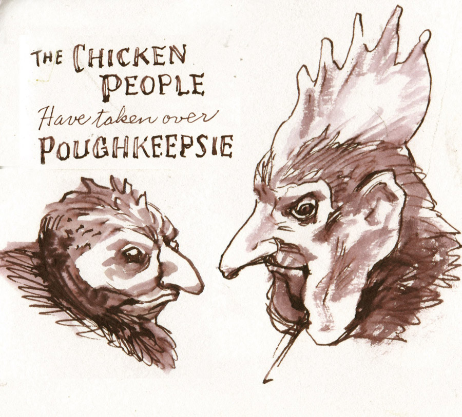 900x813 Gurney Journey Chicken Sketches - Chicken Sketch