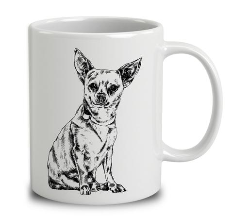 480x445 Chihuahua Sketch Mug Empire - Chihuahua Sketch