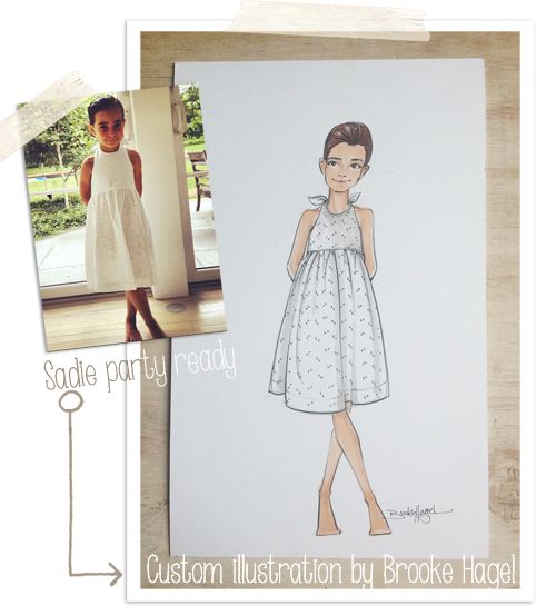 500x554 Fabulous Doodles Fashion Illustration Blog By Brooke Hagel Child - Child Fashion Sketch