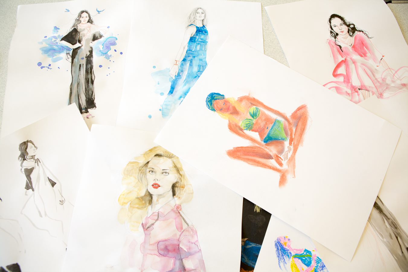 1351x900 Mastering Fashion Drawing And Illustration Ual - Child Fashion Sketch