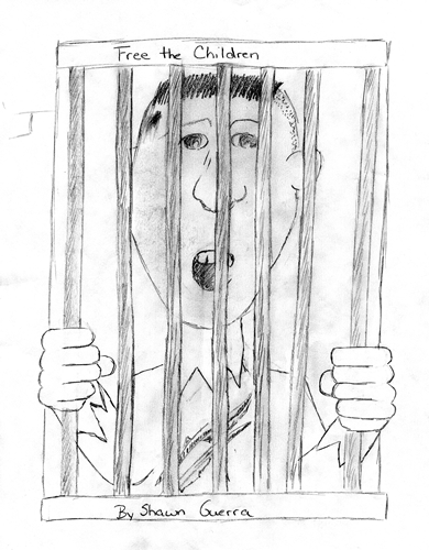 390x500 Fight Against Child Labour And Exploitation - Child Labor Sketch