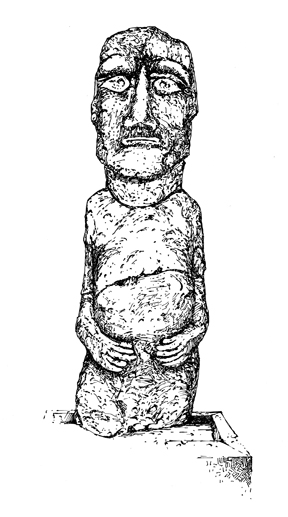 288x517 Easter Island Statue Project Official Website Museum Objects - Chile Sketch
