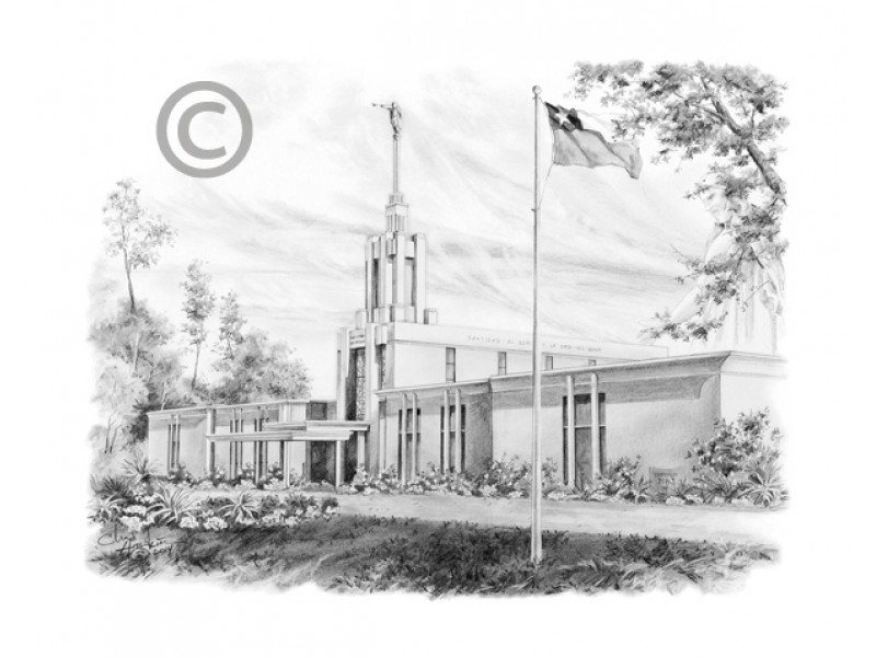 800x600 Santiago Chile Temple - Chile Sketch