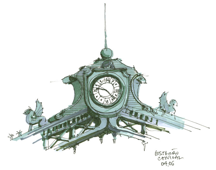 741x586 Trip To Chile - Chile Sketch