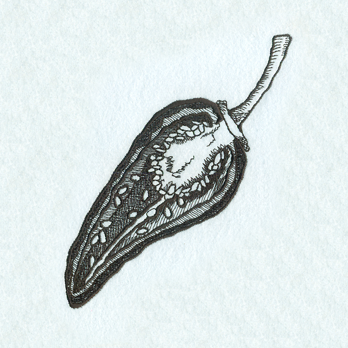 700x700 Vegetable Sketch Bundle Pack Magic Stock Art - Chili Pepper Sketch