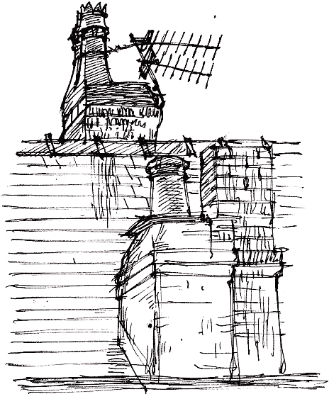 464x556 Chimney Tops Wild Yorkshire - Chimney Sketch