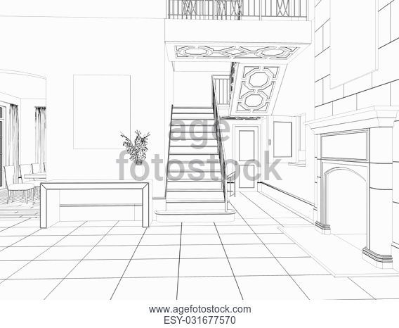 568x466 Chimney Drawing Room Fireplace Stock Photos And Images Age Fotostock - Chimney Sketch