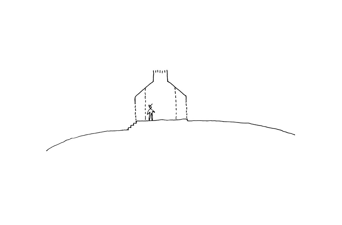 1200x791 Gallery Of Chimney House Dekleva Architects - Chimney Sketch