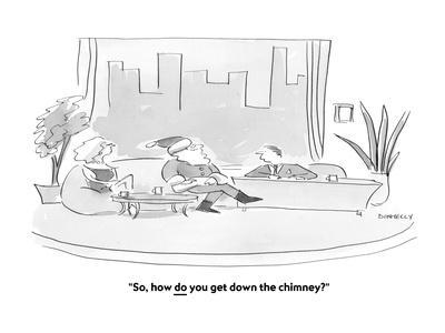 400x300 So, How Do You Get Down The Chimney - Chimney Sketch