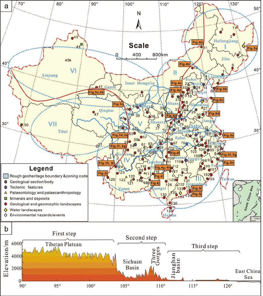 850x958 A) Sketch Map Of China Indicating The Localities Of National - China Map Sketch