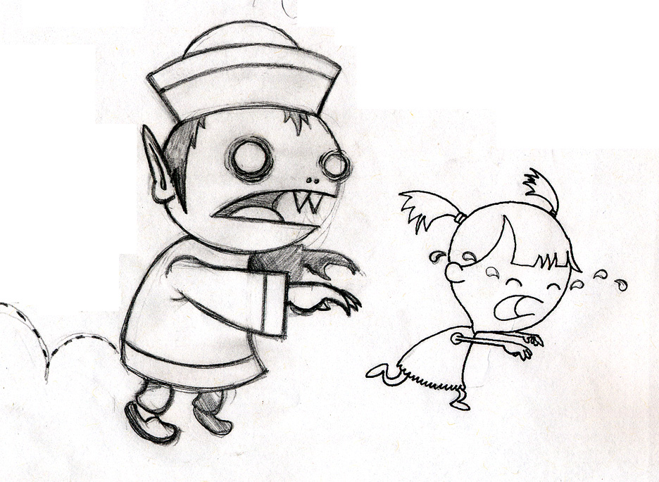 936x685 Chinese Vampire - Chinese Boy Sketch