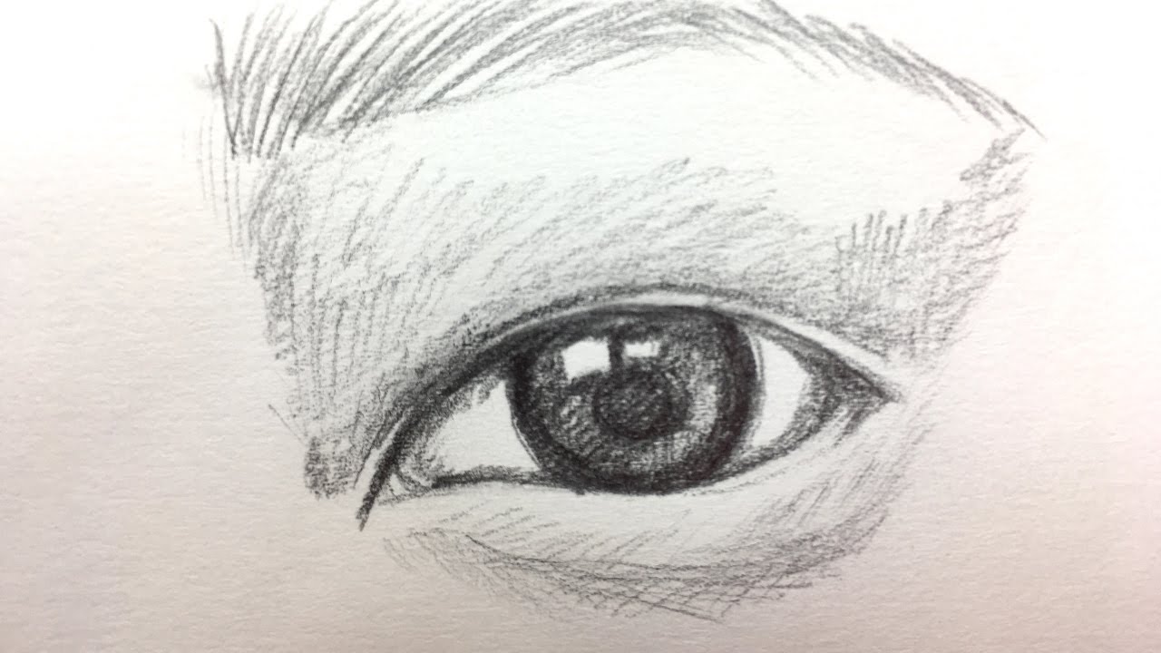 1280x720 How To Draw Asian Eyes Better Real Time Tutorial About Face Geisha - Chinese Boy Sketch