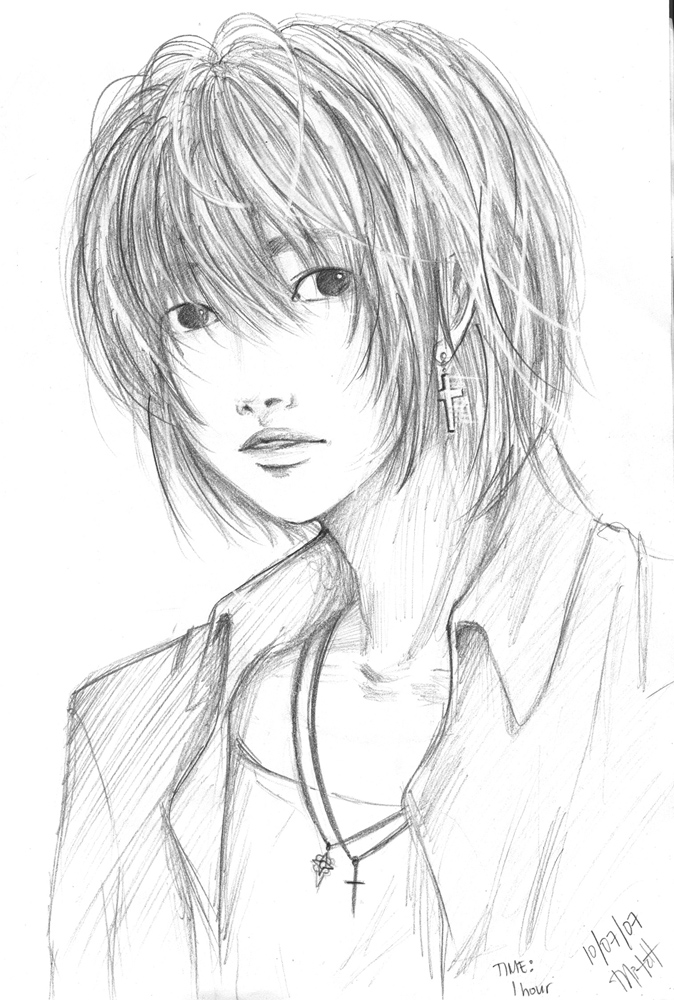 674x1000 Asian Guy Sketch By Moonarchangel - Chinese Boy Sketch