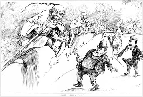 500x338 Attacking Chinese Ethnic And Religious Intolerance Te Ara - Chinese Cartoon Sketch