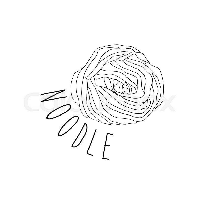 800x800 Portion Of Asian Noodles Chinese Food And Wok Fast Food Cafe Menu - Chinese Food Sketch