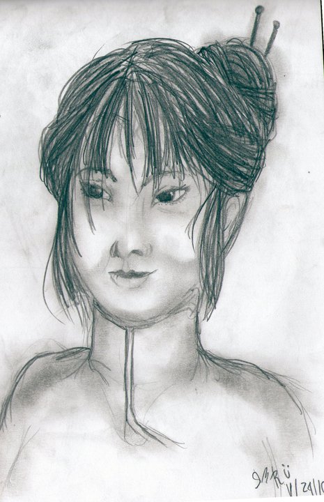465x720 Chinese Girl By Seru Bocop - Chinese Girl Sketch