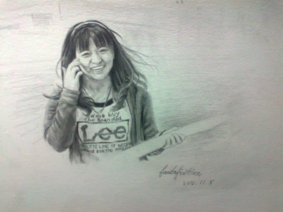 900x675 A Common Chinese Girl,my Classmate By Fantafiction - Chinese Girl Sketch