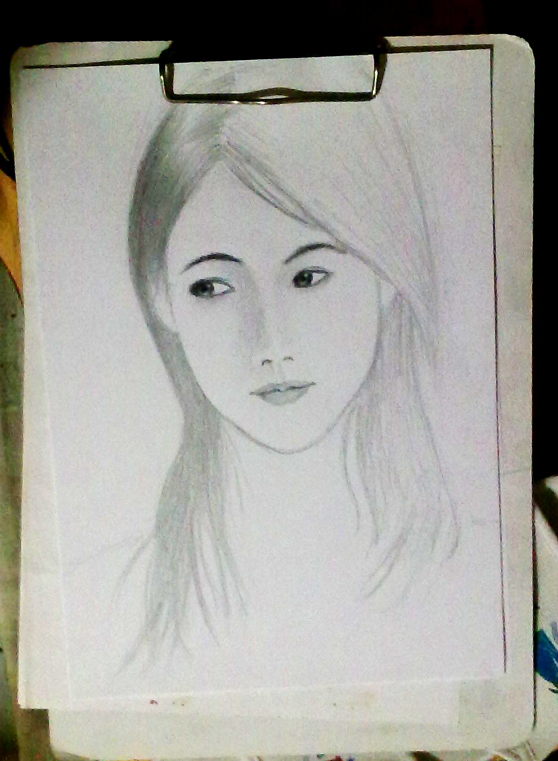 1127x1535 Chinese Girl Sketch By Shothel - Chinese Girl Sketch