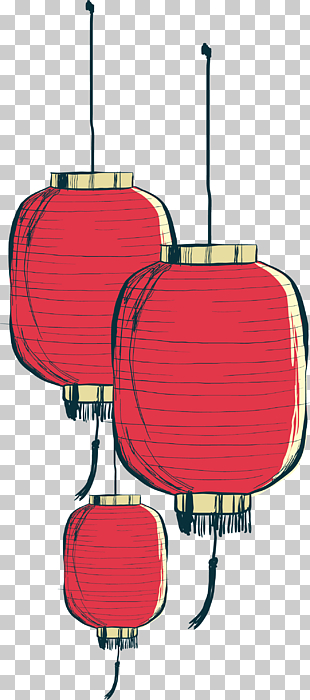 310x700 Poster Paper, Hand Painted Chinese Lantern, Pink Flowers With - Chinese Lantern Sketch