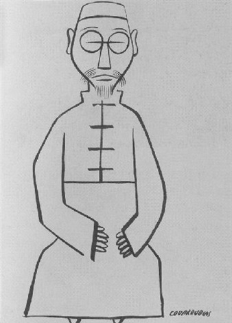 338x470 Chinese Man By Miguel Covarrubias On Artnet - Chinese Man Sketch