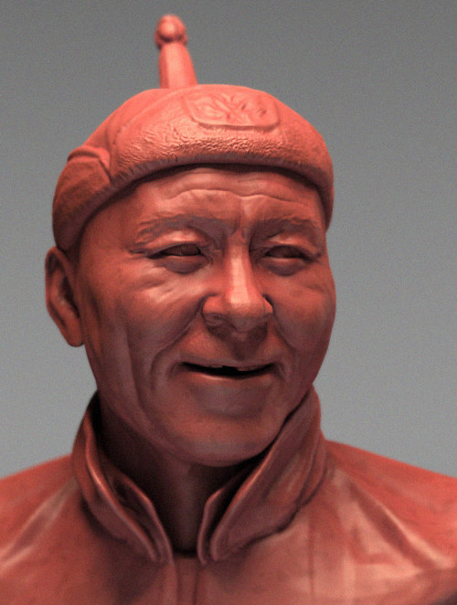 500x662 Francisco De Souza - Chinese Man Sketch