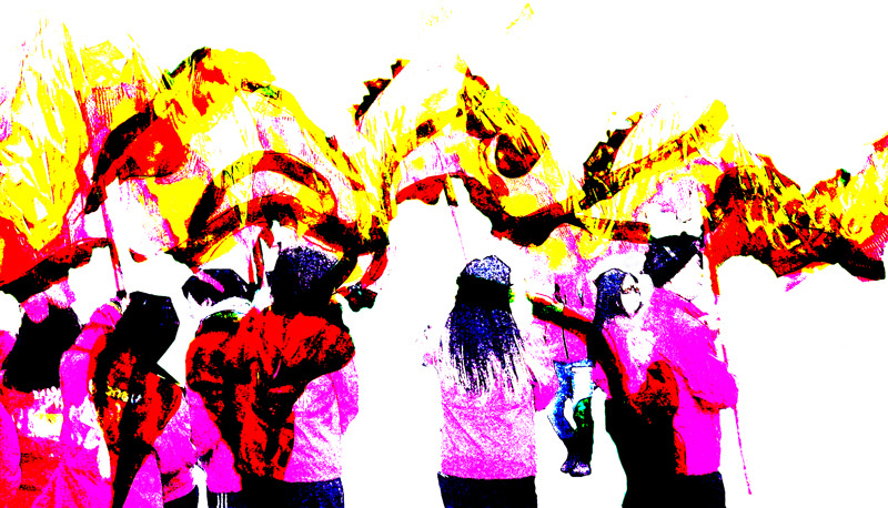 800x458 Chinese New Year Dragon Dancers Layered With A - Chinese New Year Dragon Sketch