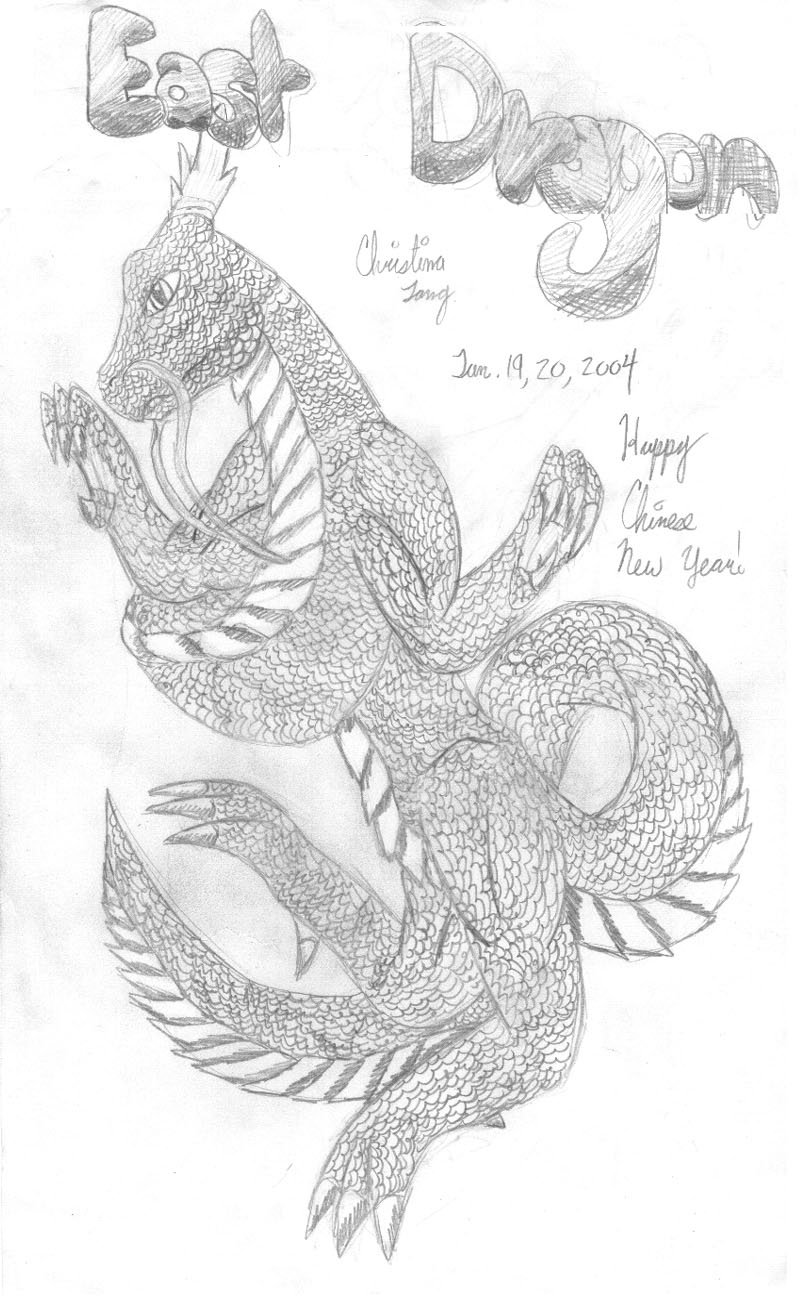800x1300 Chinese New Year East Dragon By Talikira - Chinese New Year Dragon Sketch