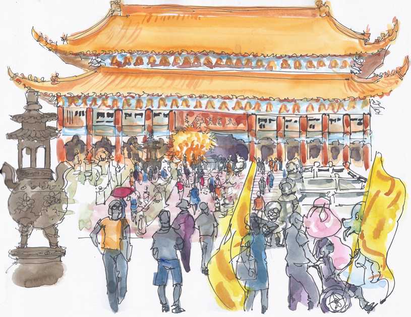 815x629 A Sketch In Time Chinese New Year - Chinese New Year Sketch