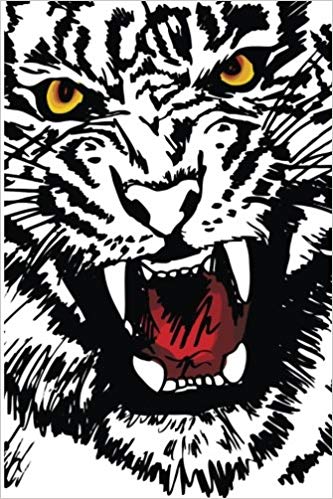333x499 Diary For Sketch White Tiger Blank Writing Journals Chinese - Chinese Tiger Sketch