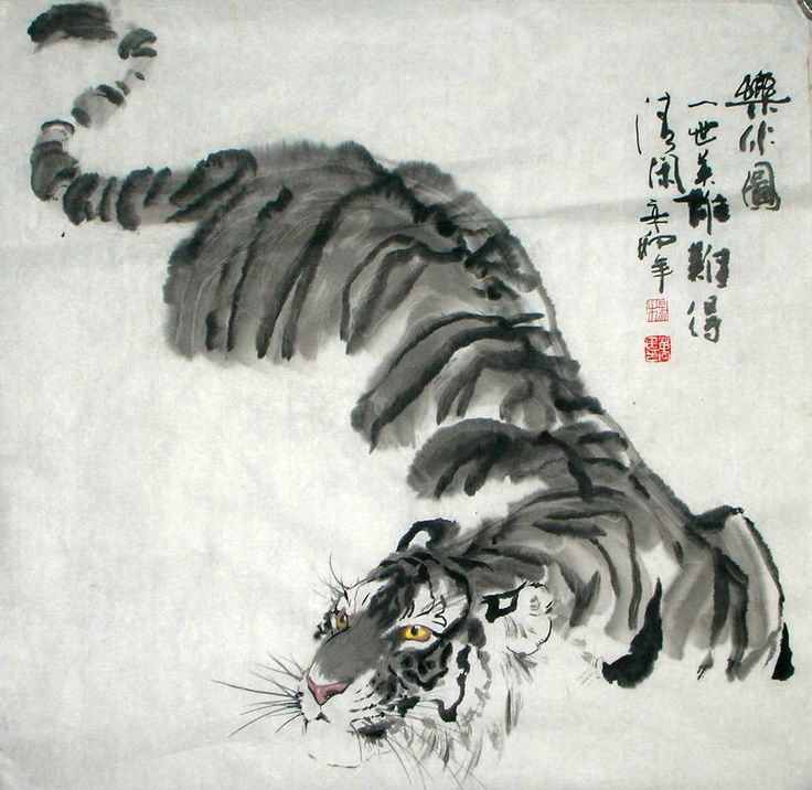 736x716 Drawn Tiiger Japanese Tiger - Chinese Tiger Sketch