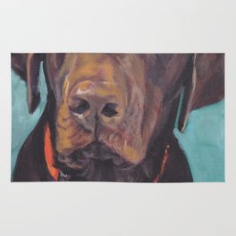264x264 Labrador Rugs Society6 - Chocolate Lab Sketch
