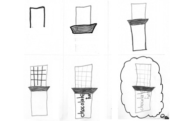 360x240 Drawn Candy Bar Sketch - Chocolate Sketch