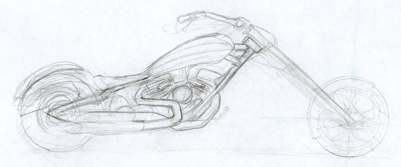 1406x588 Chopper Sketch By Grimmsaluss - Chopper Sketch