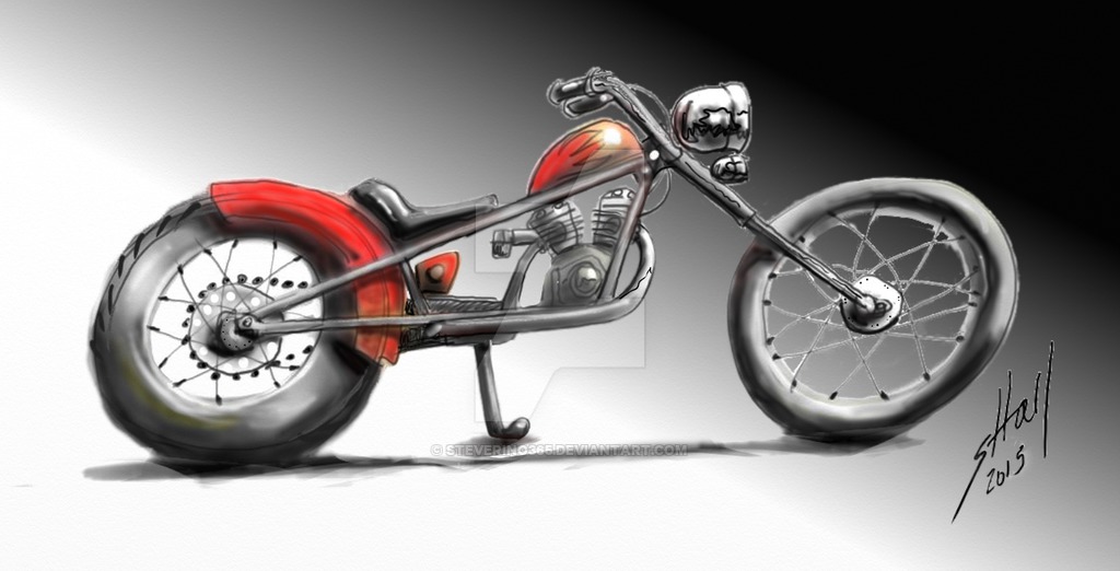 1024x522 Chopper Sketch By Steverino365 - Chopper Sketch