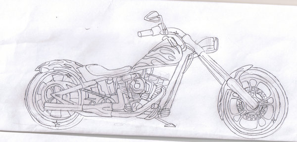 600x287 Chopper Sketch By Ionsight - Chopper Sketch