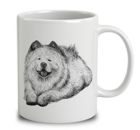 480x445 Chow Chow Sketch Mug Empire - Chow Chow Sketch