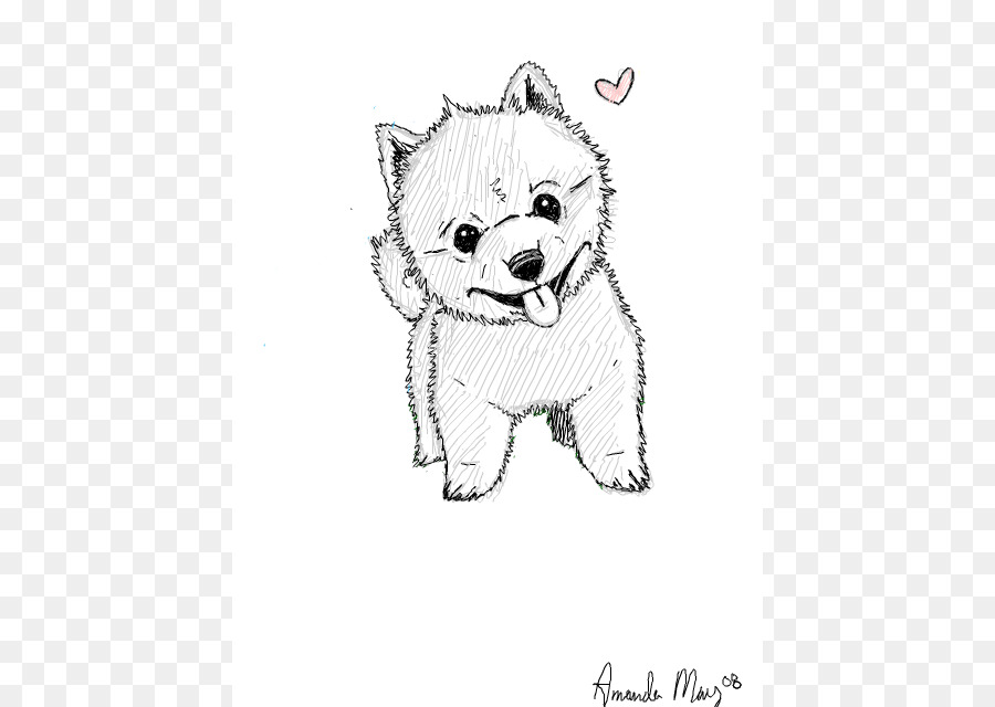 900x640 German Shepherd Chow Chow Puppy Drawing Sketch - Chow Chow Sketch