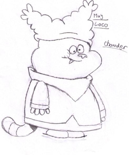 494x592 Chowder Sketch By Muyloco - Chowder Sketch