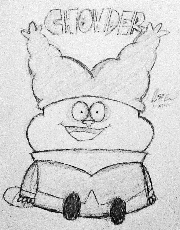 589x753 Chowder Sketch By Asianplatypus6 - Chowder Sketch