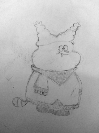 320x427 Chowder Drawings On Paigeeworld. Pictures Of Chowder - Chowder Sketch