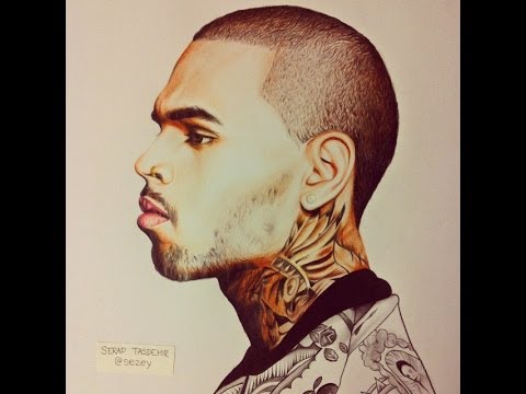 480x360 Chris Brown Drawing - Chris Brown Sketch
