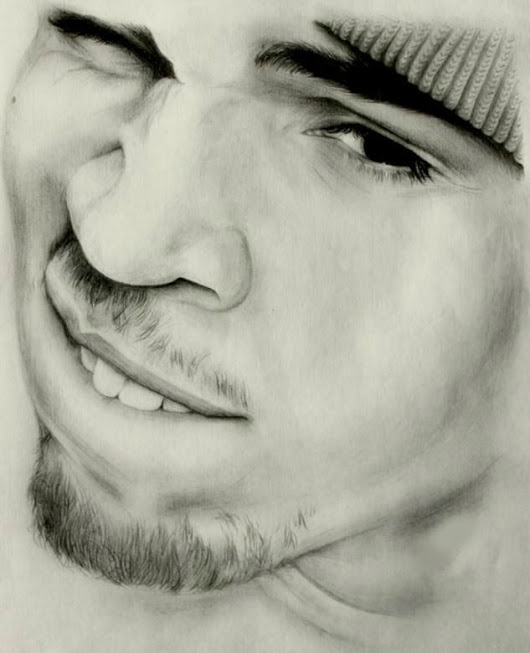 530x653 Chris Brown - Chris Brown Sketch