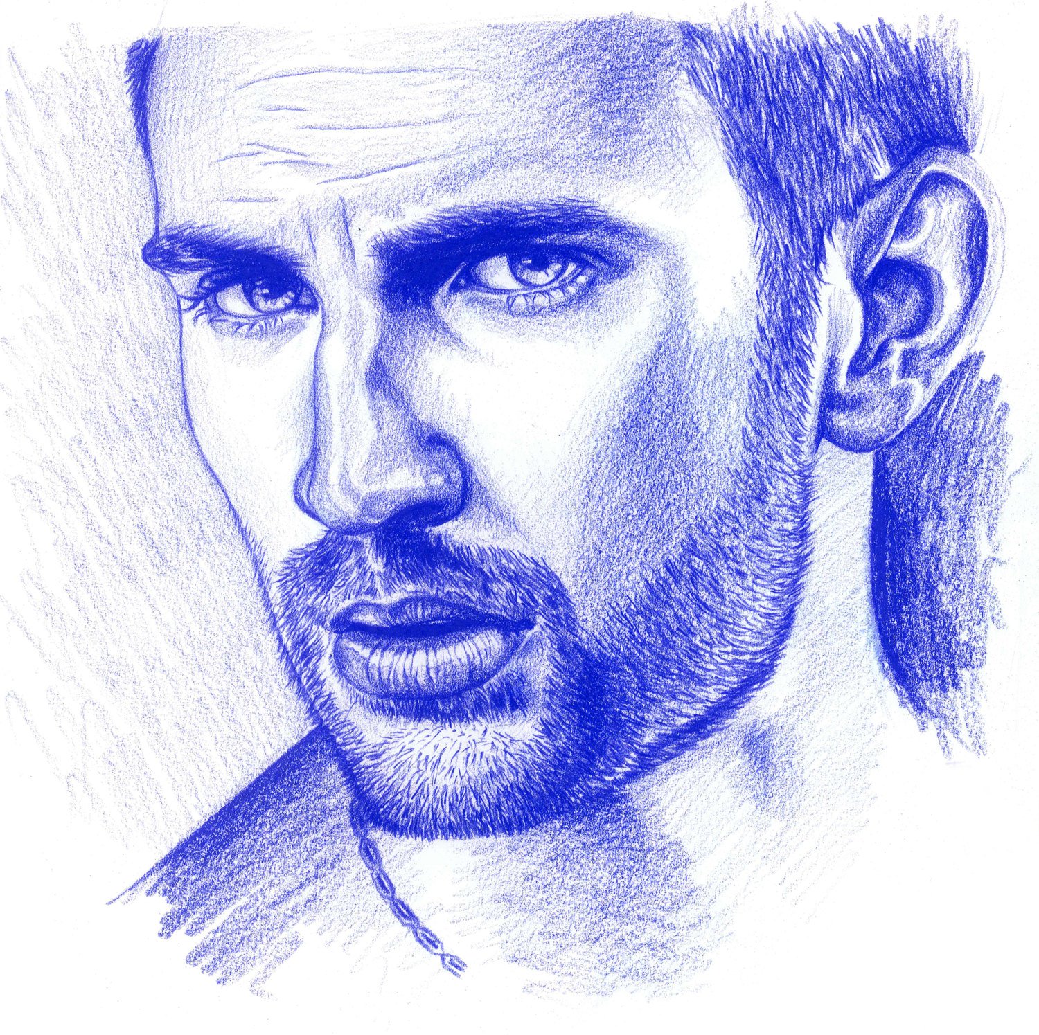 1500x1495 Chris Evans Original Colored Pencil Drawing Etsy - Chris Evans Sketch