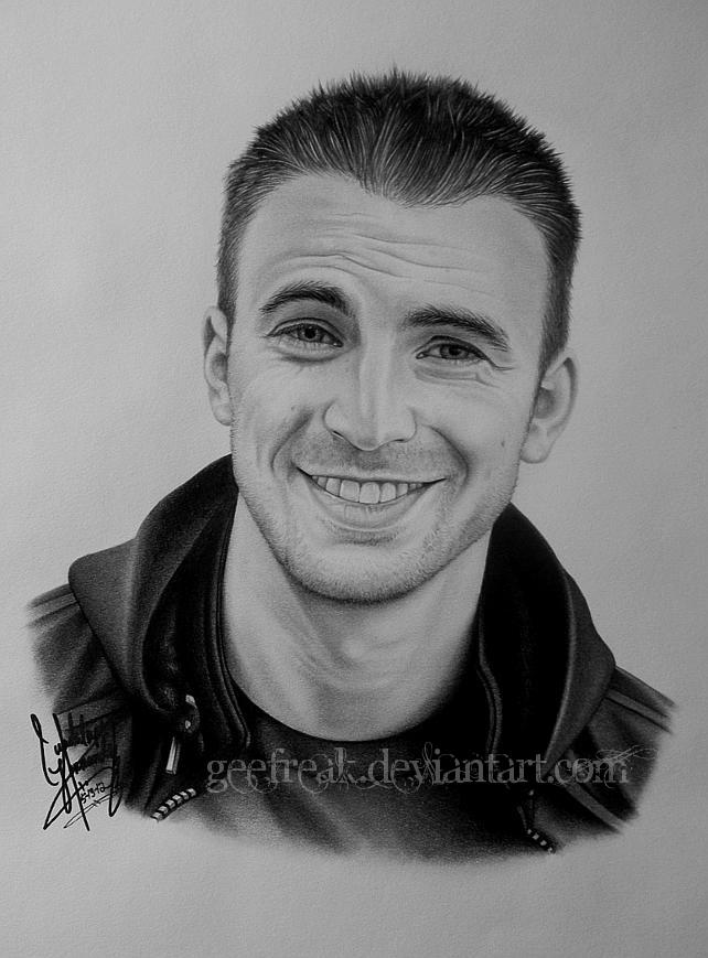 642x869 Chris Evans By Geefreak - Chris Evans Sketch