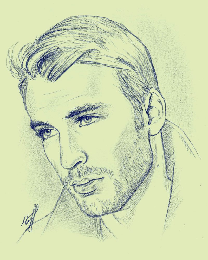 800x999 Chris Evans Sketch By Kseniaparetsky - Chris Evans Sketch